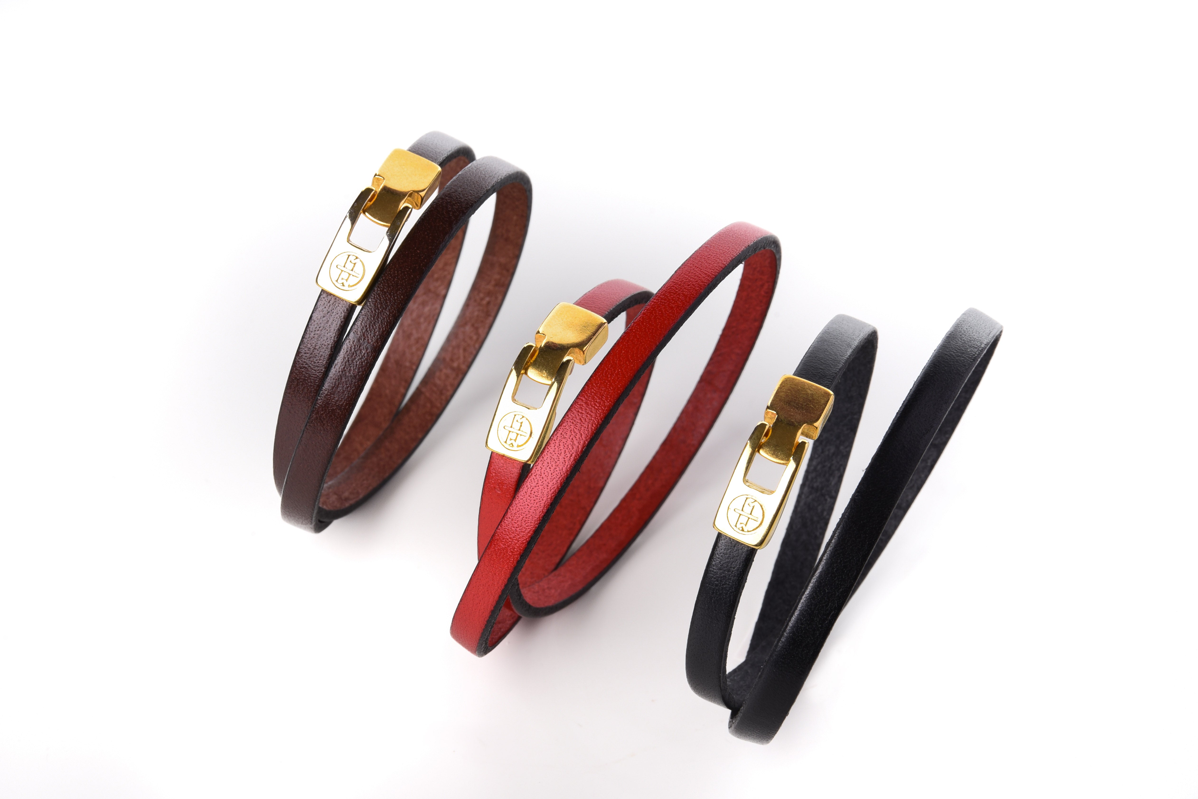 MILAKOO 6 pièces bracelets en cuir tressé marron pour hommes femmes MILAKOO 6 pièces bracelets en cuir tressé marron pour hommes femmes