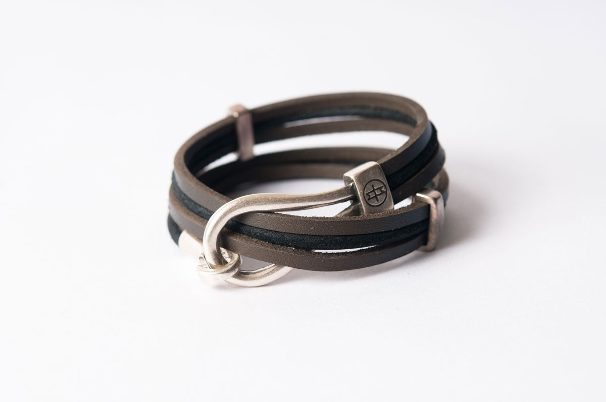 Bracelet cuir homme - AVENTURE - Marron