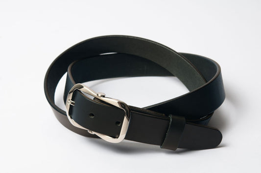 CEINTURE CUIR CLASSIQUE - Noire