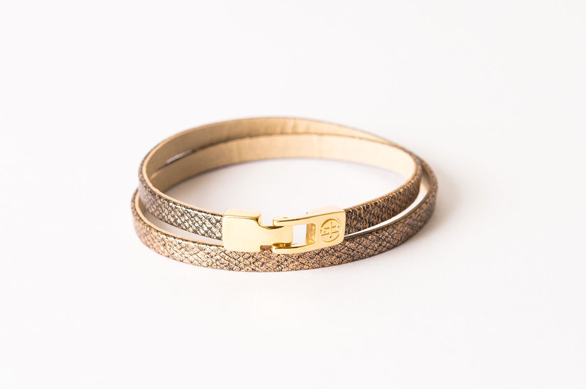 Bracelet cuir femme - SCINTILLANT