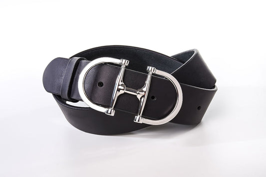 CEINTURE BOUCLE MORS - Noir