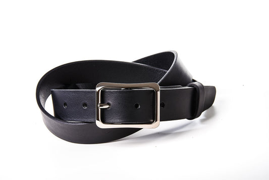 CEINTURE CUIR CLASSIQUE - Noire