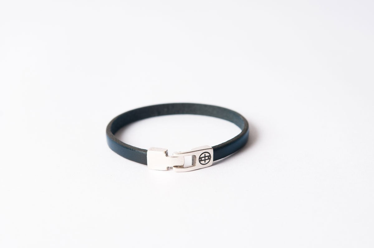 Bracelet cuir enfant - SOBRE - Noir