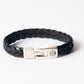 Bracelet cuir homme -ELÉGANT - Noir