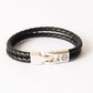Bracelet cuir homme - LICOL - Noir