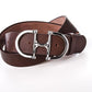 CEINTURE BOUCLE MORS - Marron